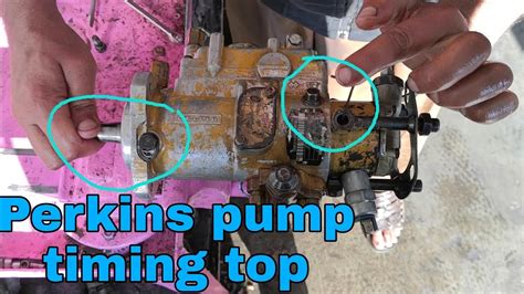 perkins  kv pump timing perkins fuel pump timin youtube