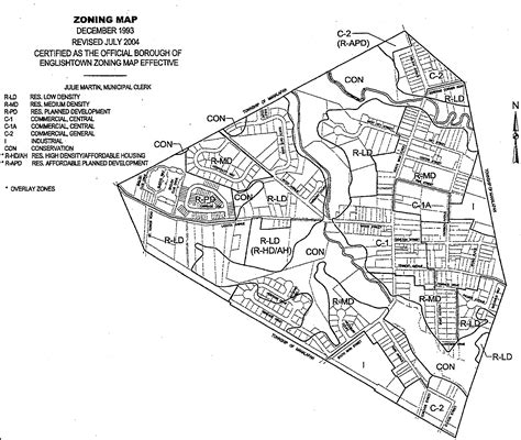 zoningmap borough  englishtown