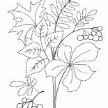 coloring page seasons autumn