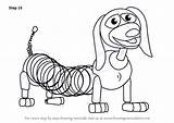 Toy Slinky Story Dog Draw Step Drawing Cartoon Improvements Necessary Finish Make Tutorials Drawingtutorials101 sketch template
