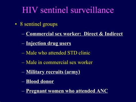 Ppt Brief Overview Of The Hiv Epidemic And The