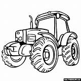 Coloring Tractor Vehicle Pages Gif sketch template