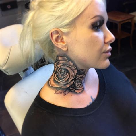 15 Neck Tattoo Designs Ideas Neck Tattoos Women Girl Neck Tattoos