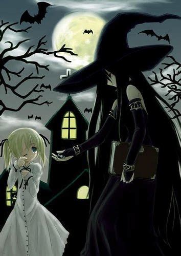 halloween cards anime witch cards anime halloween witches