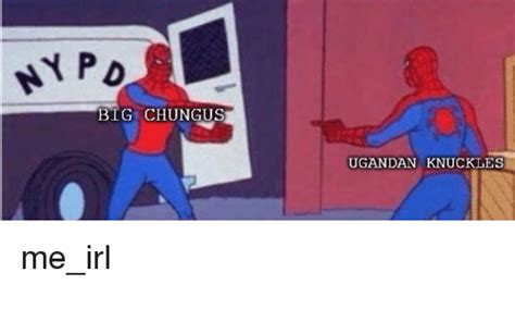 Big Chungus Ugandan Knuckles Irl Meme On Me Me