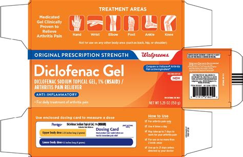 walgreen  diclofenac sodium topical gel  nsaid drug facts