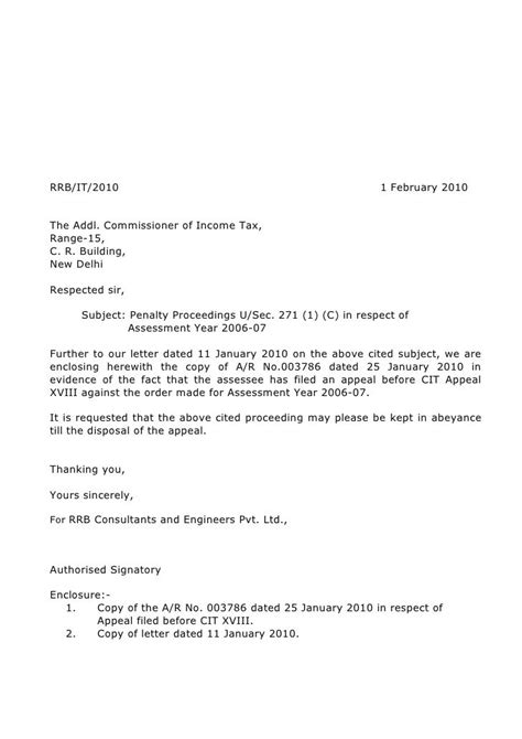 income tax tax penalty appeal letter sample printable tax penalty