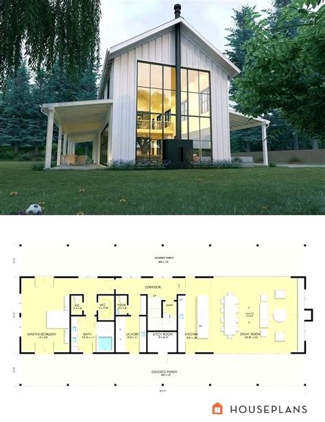 image result  images  small pole barn houses modern farmhouse plans barn house plans
