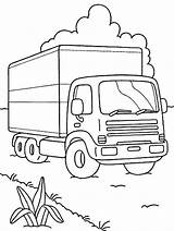 Truck Coloring Van Drawings Next Back sketch template