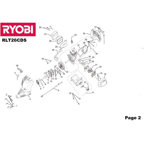 Buy A Ryobi Rlt26cds Spare Part Or Replacement Part For Your 26cc Line
