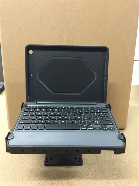 zagg rugged ipad air keyboard case perfect mounted  ram mount toughtray ipad air keyboard