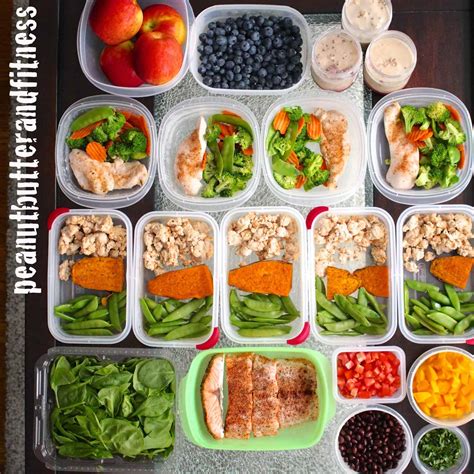 meal prep peanut butter  fitness