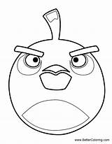 Coloring Pages Angry Birds Bomb Bird Kids Printable sketch template