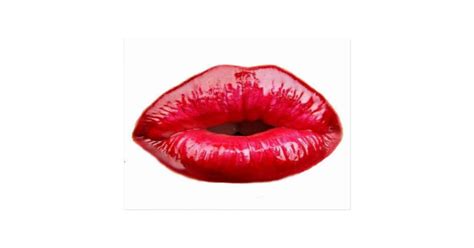 kissing lips postcard zazzle