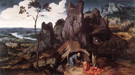 Joachim Patinir St Jerome In The Desert Landscape