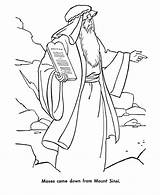 Moses Commandments Ten Bible Coloring Pages Kids Color Story Printable Sheets Drawing Characters School Sheet Sunday God Activity Commandment Print sketch template