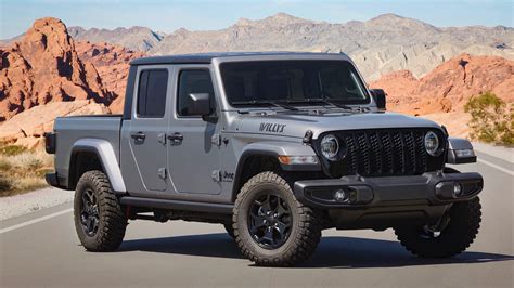 jeep gladiator willys adds  road hardware   trim levels