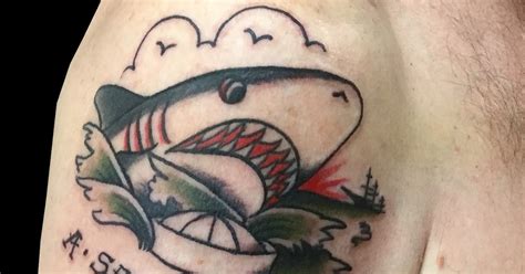 Sweet Trade Tattoo Maui Sailor Jerry Shark