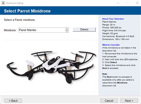 update  firmware  parrot minidrone