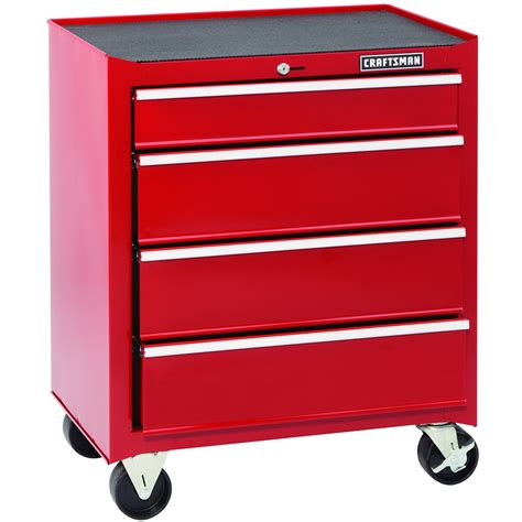 26 Inch 4 Drawer Standard Duty Rolling Cabinet Tool Storage For The