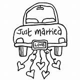 Married Just Coloring Pages Clipart Wedding Car Drawing Clip Color Kids Couple Google Colouring Rocks Sheets Vintage Drawings Clipground Auto sketch template