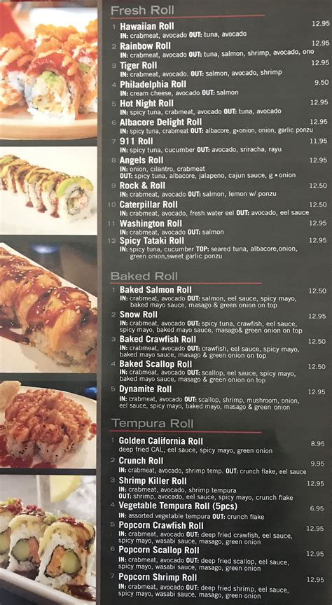 kai sushi menu oc restaurant guides