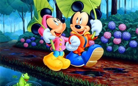 Cute Mickey And Minnie Mouse Hd Wallpaper Mickey