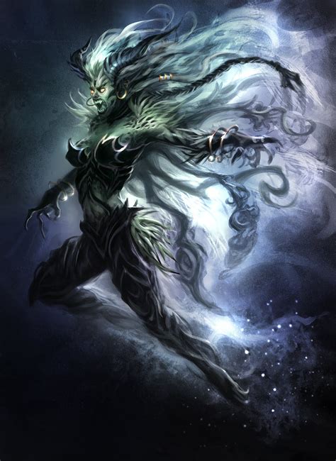 banshee dark spirit fantasy creatures dark fantasy art