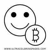 Bitcoin Gamer Página Sonriente sketch template