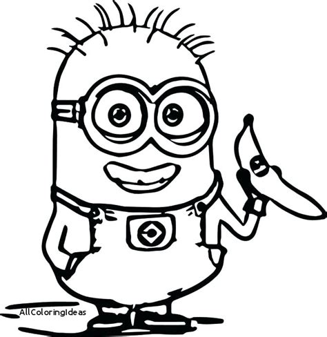 minion coloring pages bob  getcoloringscom  printable