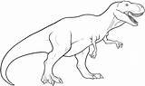 Rex Pages Printable Coloring Tyrannosaurus Getdrawings sketch template