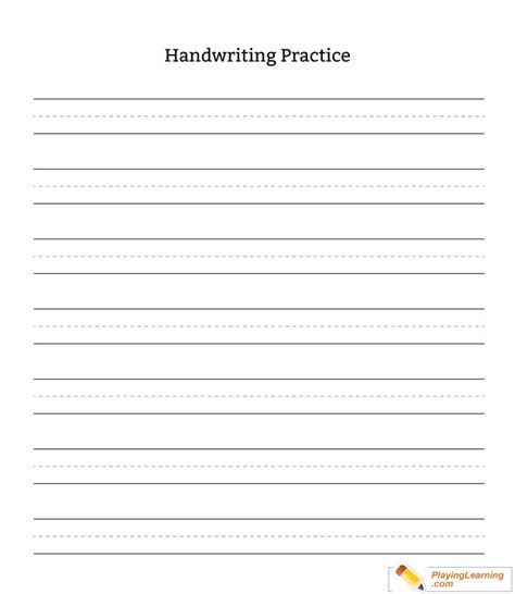 kindergarten practice writing sheets