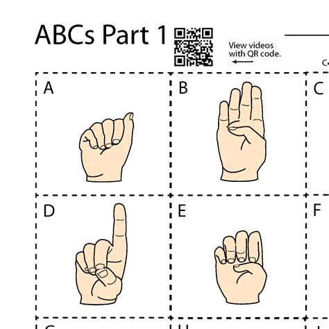 sign language flash cards printables web  learn  review sign
