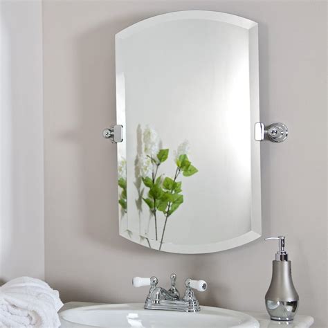 frameless tilt bathroom mirrors home design ideas