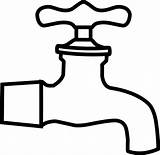 Clipart Plumbing Clip Tap Cliparts Library sketch template