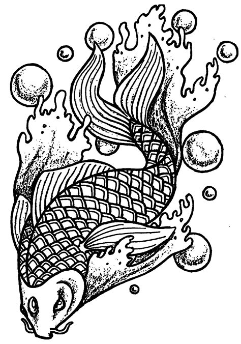 fish coloring pages  print   fish kids coloring pages