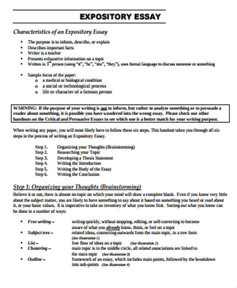 expository essay samples expository essay quick guide