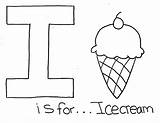 Letter Coloring Ice Cream Pages Alphabet Color Print Igloo Choisir Tableau Un Lettre Popular Button Using Coloriage sketch template