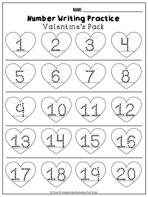 february worksheets  kindergarten february valentines printable