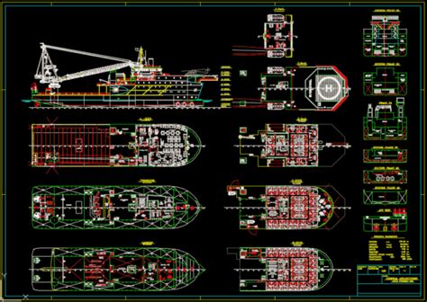 desain kapal penyelamat format dwg autocad asdar id