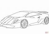 Lamborghini Elemento Sesto Centenario Supercoloring Huracan Aventador Egoista sketch template