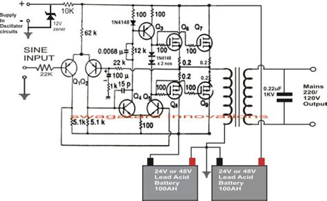 inverter circuit diagrams