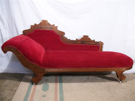 antique 1800s elegant eastlake fainting couch chaise lounge sofa