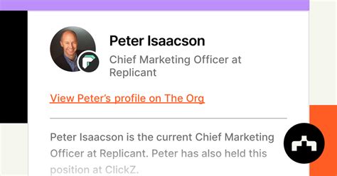 peter isaacson chief marketing officer  replicant  org