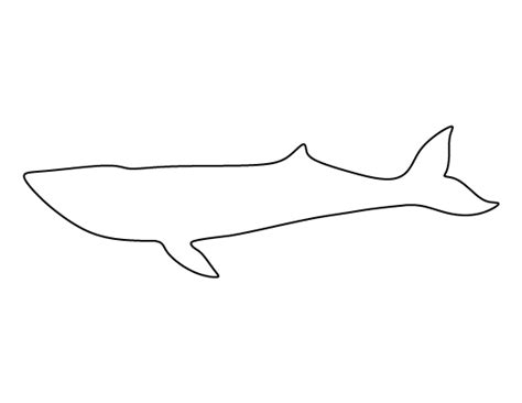 printable blue whale template