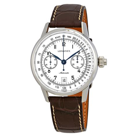 Longines Heritage Chronograph White Dial Men S Watch L28004234
