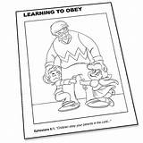 Obey Parents Superchurch sketch template