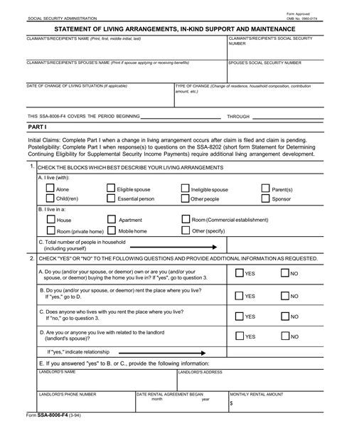 ssa   form fill  printable  forms