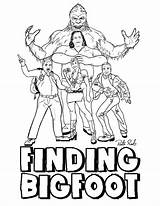 Bigfoot Coloring Pages Finding Colouring Printable Sasquatch Popular Designlooter 776px 73kb Coloringhome sketch template