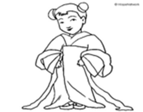 chinese princess coloring page coloringcrewcom